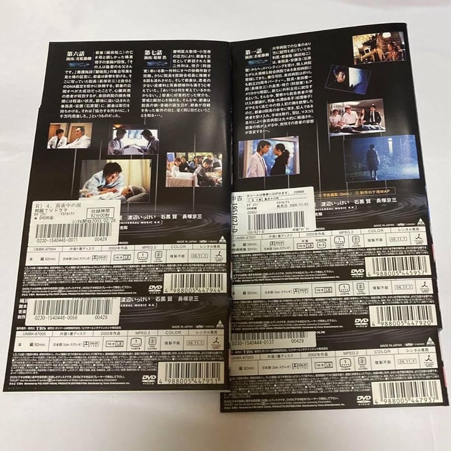 Amazon.co.jp: 真夜中の雨 全6巻セット DVD 織田裕二 松雪泰子